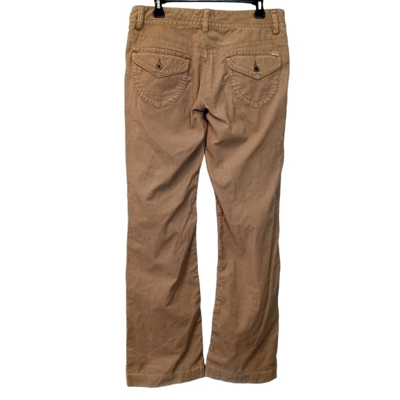 Polo Jeans Kelly dark tan corduroy boot cut pants size 8 - Picture 5 of 9
